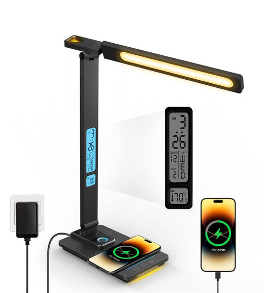 LED Desk Lamp with Wireless Charger